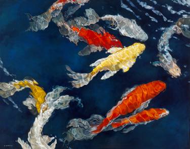 Original Fine Art Fish Paintings by Cristina Zorrilla Speer