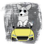 Cool Corgi by Cristina Zorrilla Speer
