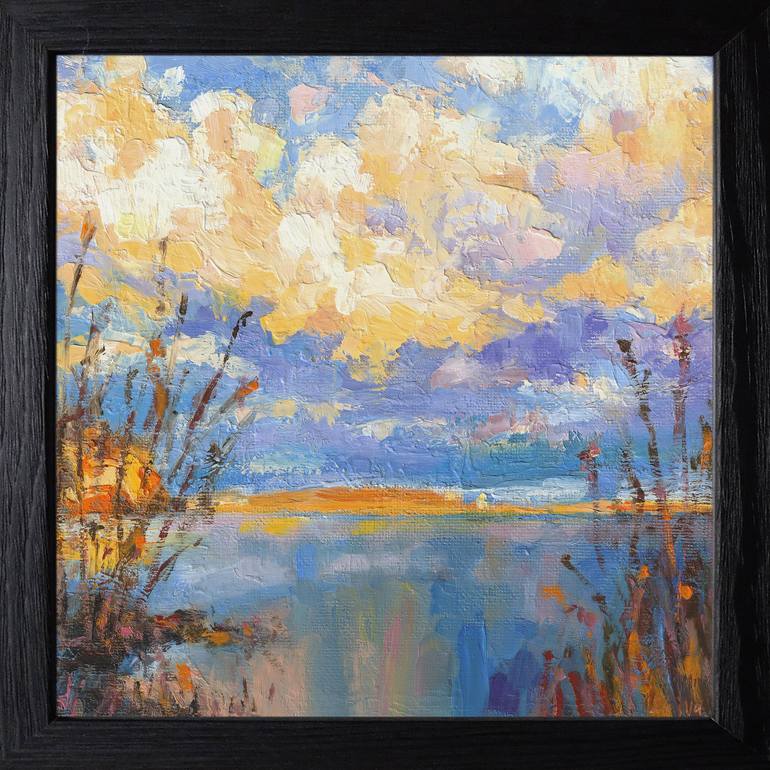 Original Expressionism Seascape Painting by Tatiana Ivchenkova