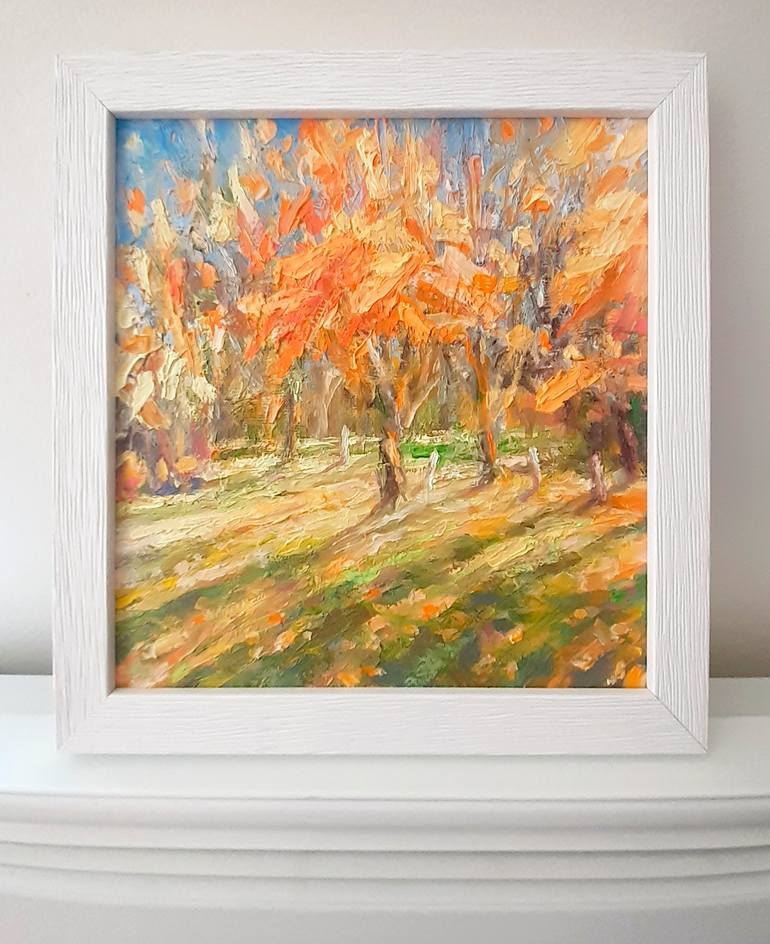 Original Expressionism Nature Painting by Tatiana Ivchenkova