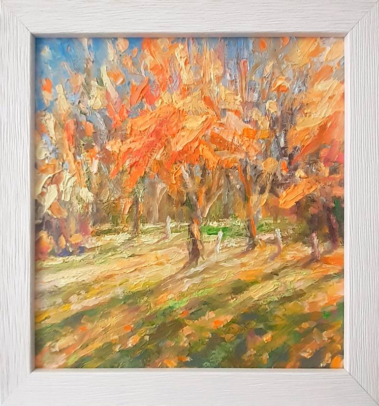 Original Expressionism Nature Painting by Tatiana Ivchenkova