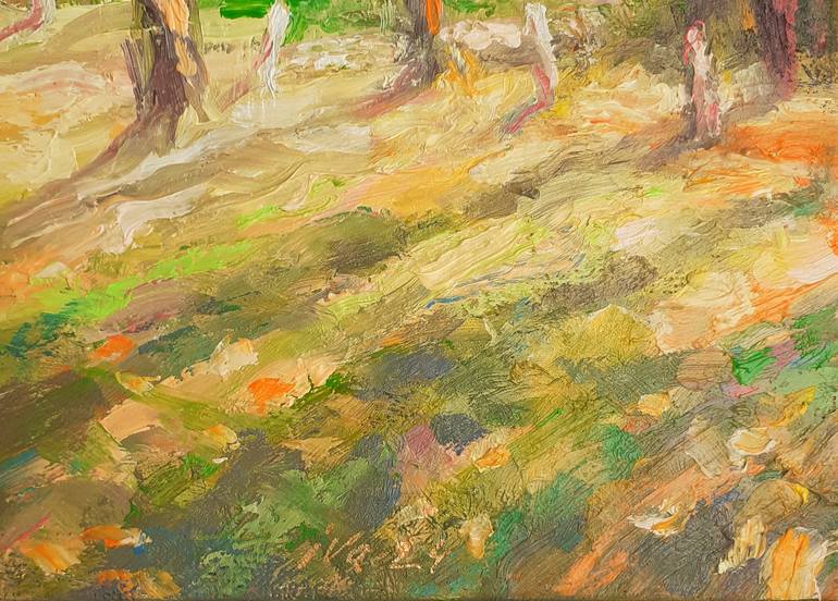 Original Expressionism Nature Painting by Tatiana Ivchenkova