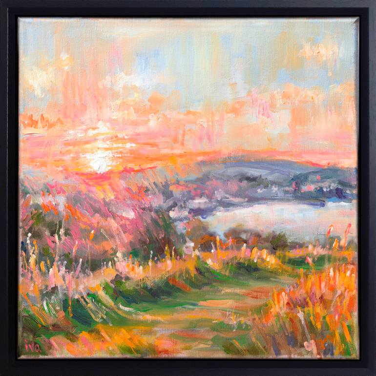 Original Expressionism Landscape Painting by Tatiana Ivchenkova