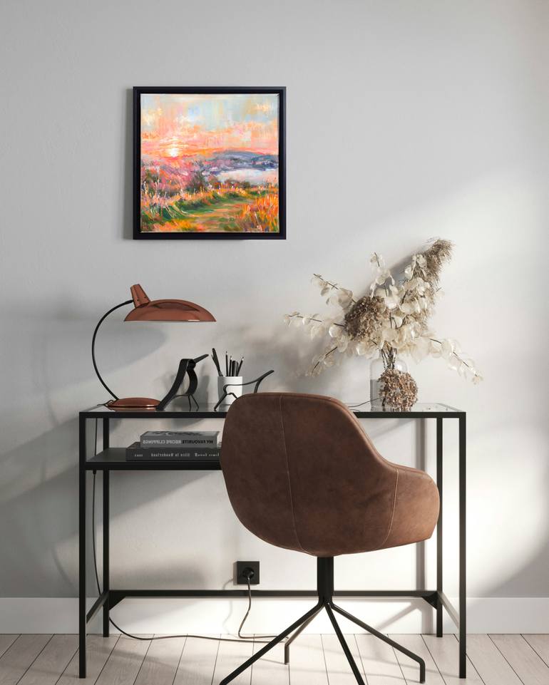 Original Expressionism Landscape Painting by Tatiana Ivchenkova