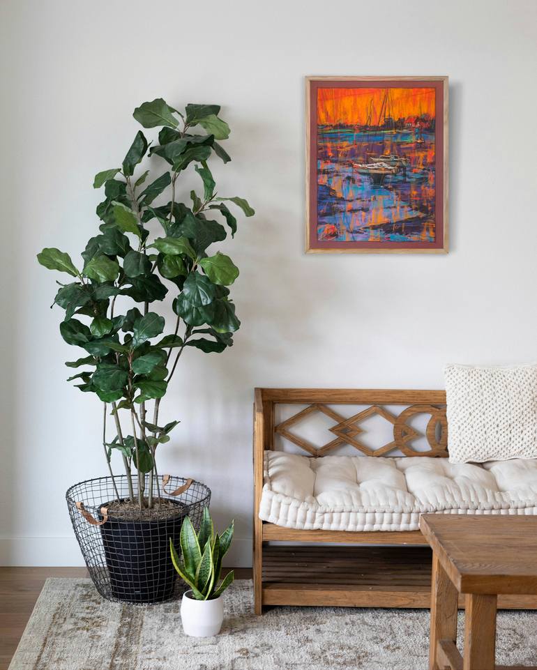 Original Contemporary Landscape Drawing by Tatiana Ivchenkova