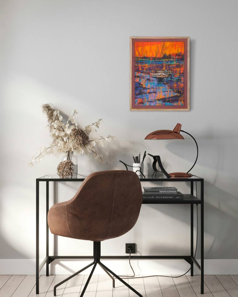 Original Contemporary Landscape Drawing by Tatiana Ivchenkova