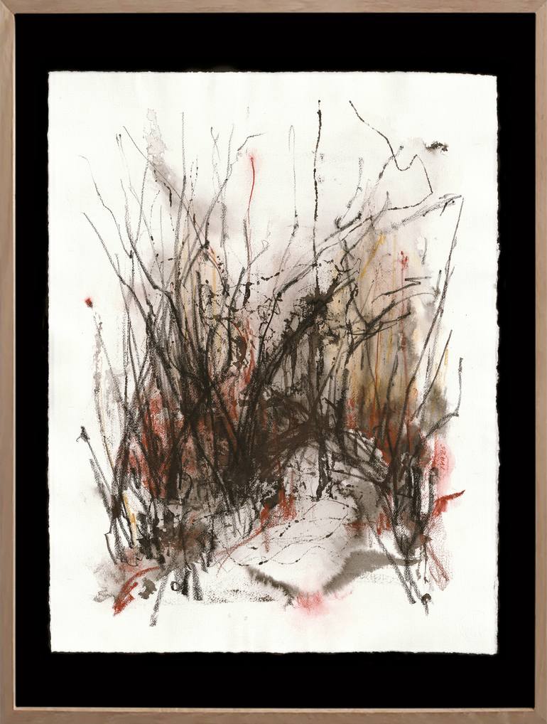 Original Abstract Expressionism Nature Mixed Media by Tatiana Ivchenkova