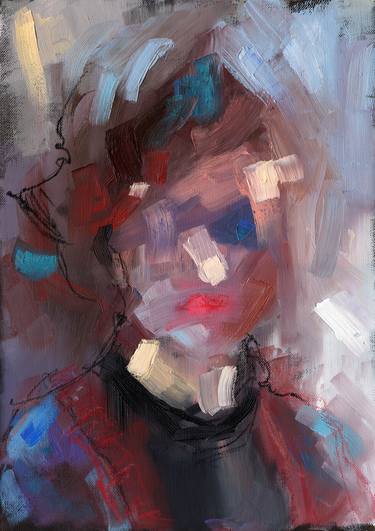 Original Expressionism Portrait Paintings by Tatiana Ivchenkova