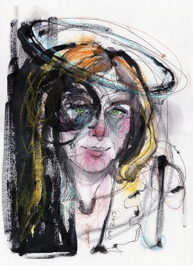 Print of Expressionism Women Drawings by Tatiana Ivchenkova