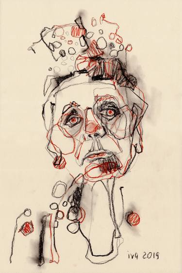 Print of Portrait Drawings by Tatiana Ivchenkova