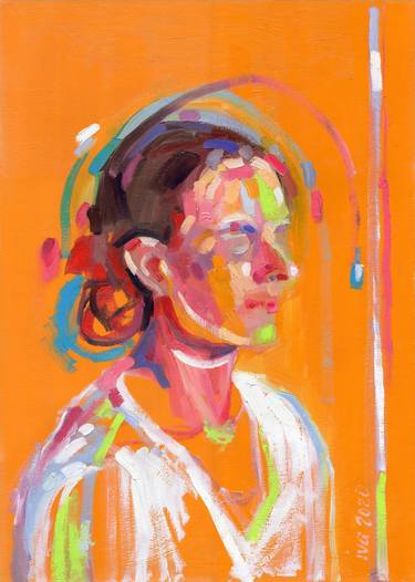 Original Expressionism Portrait Paintings by Tatiana Ivchenkova