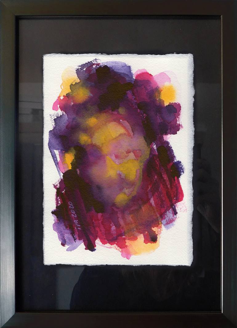 Original Expressionism Portrait Painting by Tatiana Ivchenkova