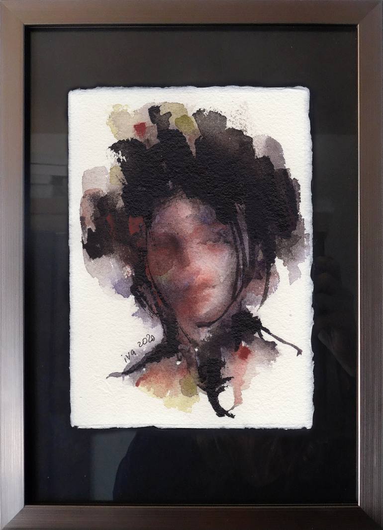 Original Expressionism People Painting by Tatiana Ivchenkova