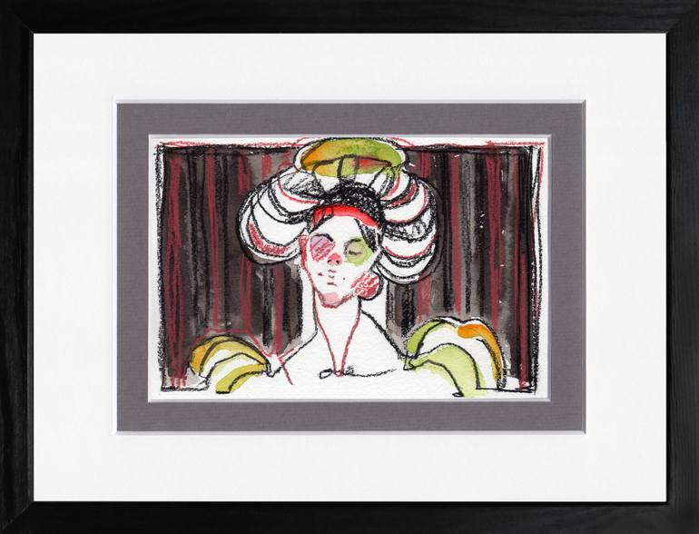 Original Expressionism Performing Arts Drawing by Tatiana Ivchenkova