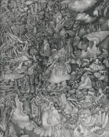 Print of Surrealism Fantasy Drawings by Matthias Siebert