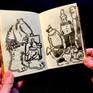 142 Ink-brush-drawings in a sketch-book some years ago.