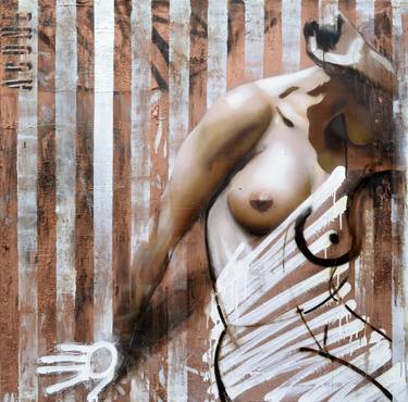 Original Figurative Nude Paintings by AC ONE