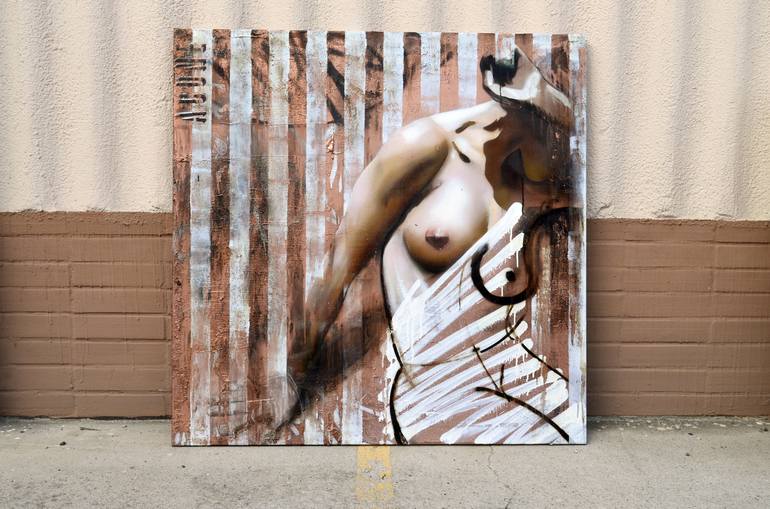 Original Nude Painting by AC ONE