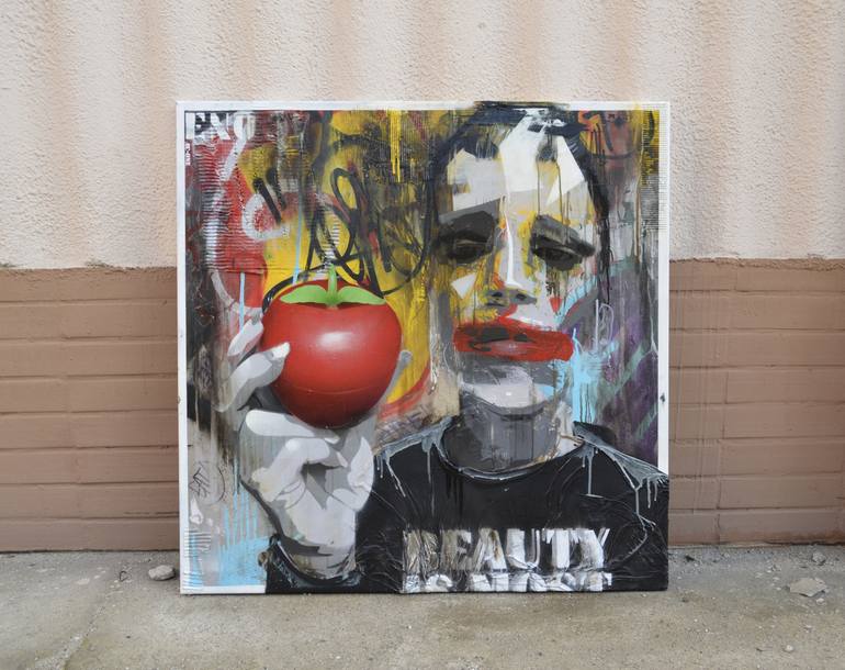 Original Popular culture Painting by AC ONE