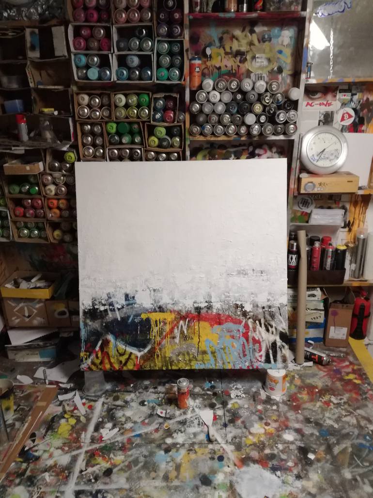 Original Illustration People Painting by Ac One