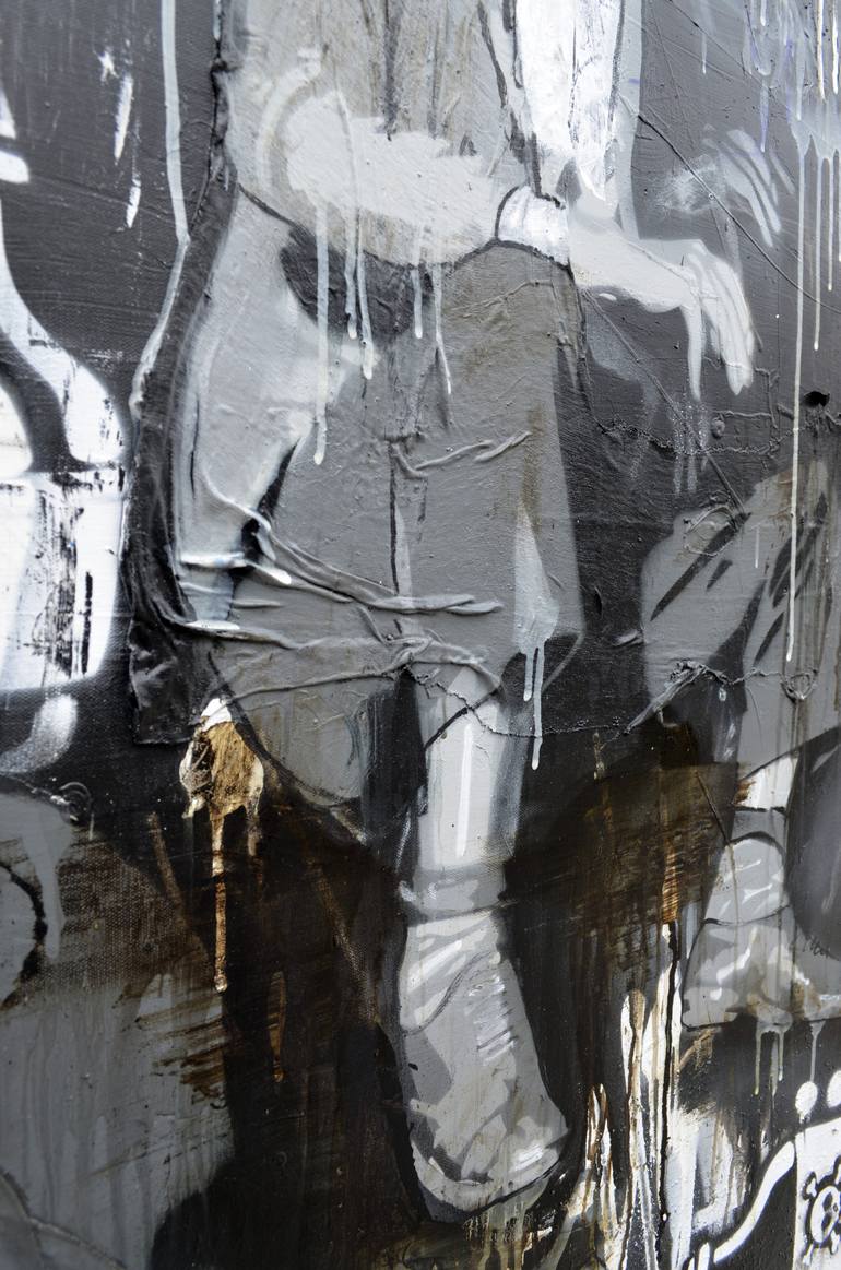 Original Documentary People Painting by Ac One