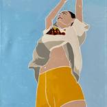 Yellow Shorts by Faustine Badrichani
