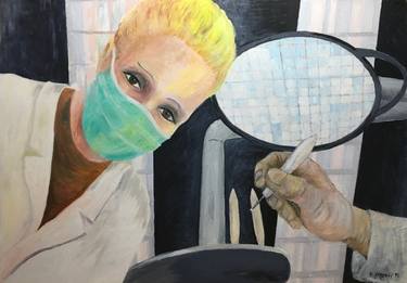 Original Documentary Health & Beauty Paintings by Ranulf Streuff