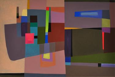 Print of Modern Abstract Paintings by István JARMECZKY