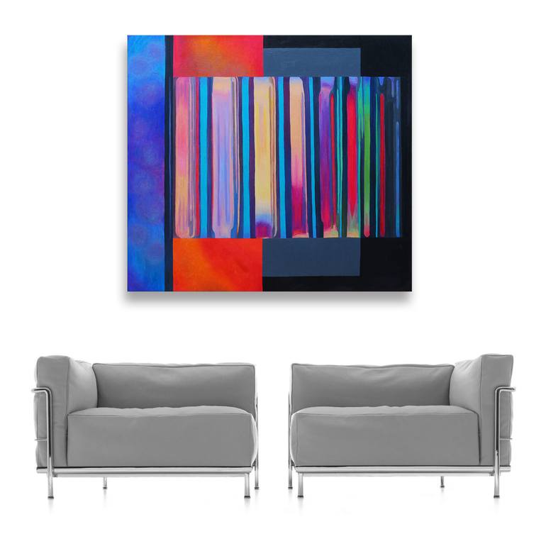 Original Modern Abstract Painting by István JARMECZKY