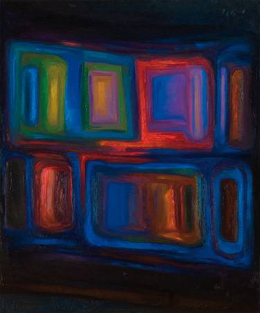 Print of Abstract Paintings by István JARMECZKY
