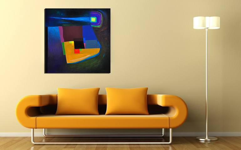 Original Modern Abstract Painting by István JARMECZKY