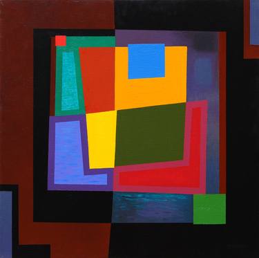 Print of Modern Abstract Paintings by István JARMECZKY