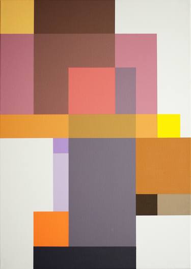 Print of Abstract Geometric Paintings by István JARMECZKY
