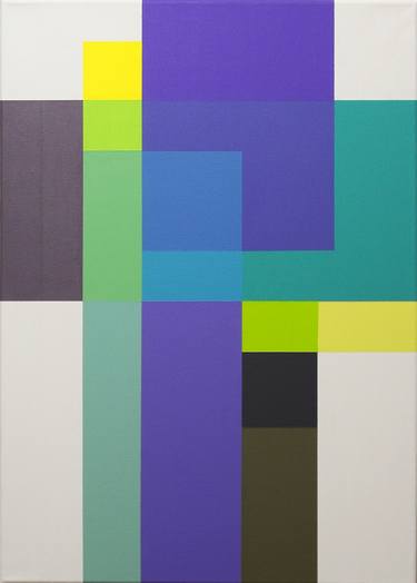 Original Geometric Paintings by István JARMECZKY