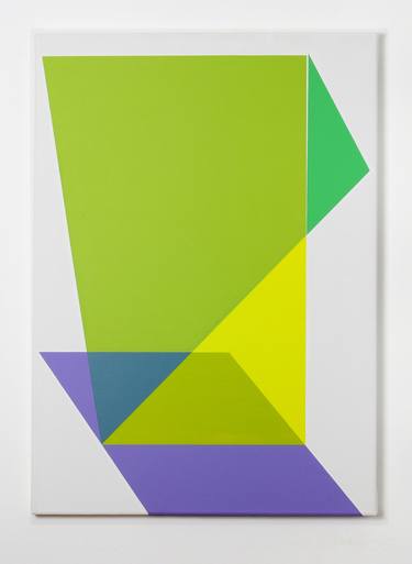 Print of Geometric Paintings by István JARMECZKY