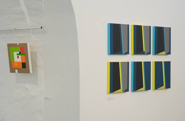 Original Abstract Expressionism Abstract Painting by István Jarmeczky