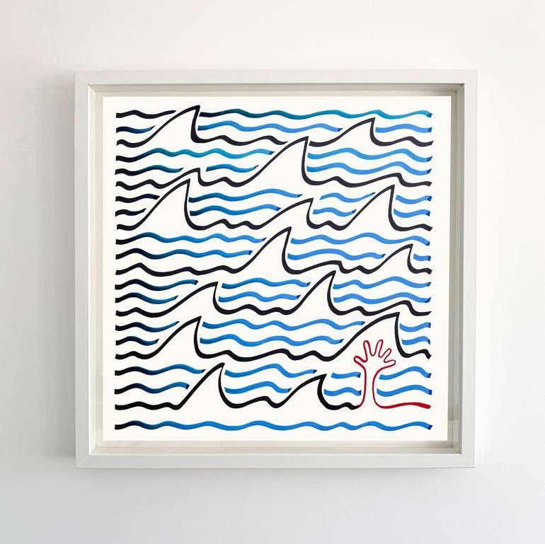 Original Water Drawing by Jonathan Wills