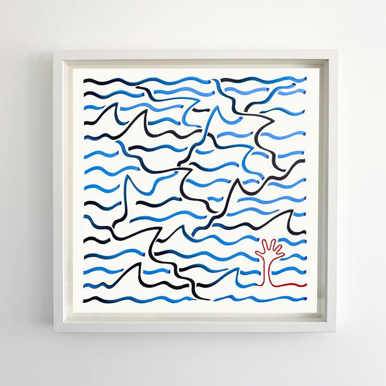 Original Contemporary Water Drawing by Jonathan Wills