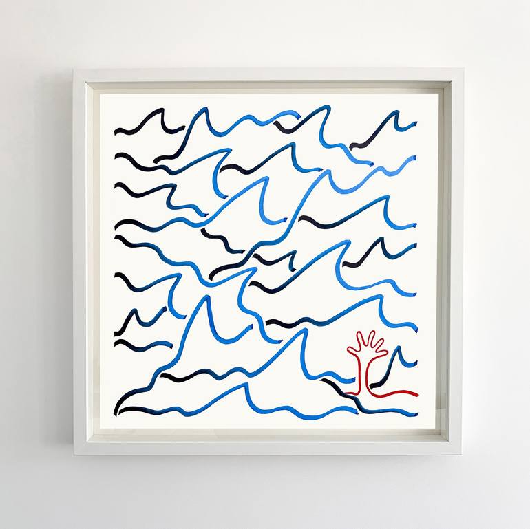 Original Contemporary Water Drawing by Jonathan Wills