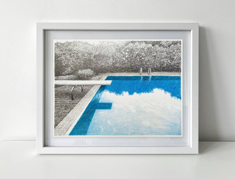 Original Realism Water Drawing by Jonathan Wills