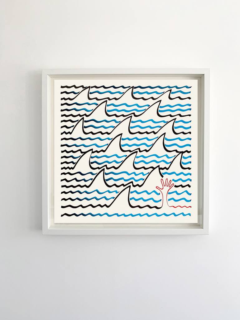 Original Pop Art Water Drawing by Jonathan Wills