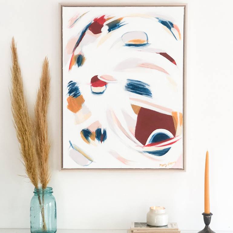 Original Minimalism Abstract Painting by Mary Gaspar