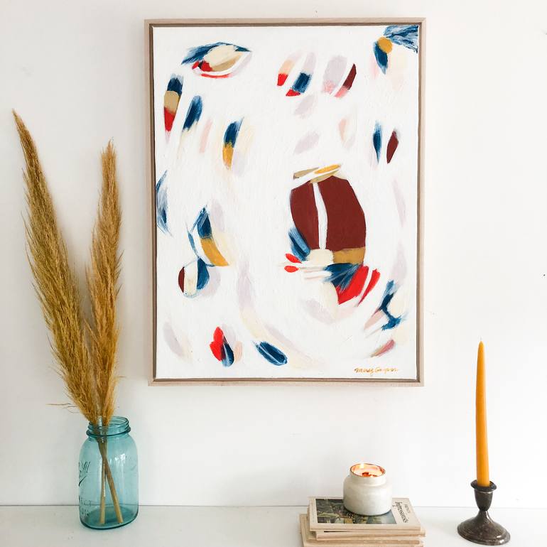 Original Abstract Expressionism Abstract Painting by Mary Gaspar