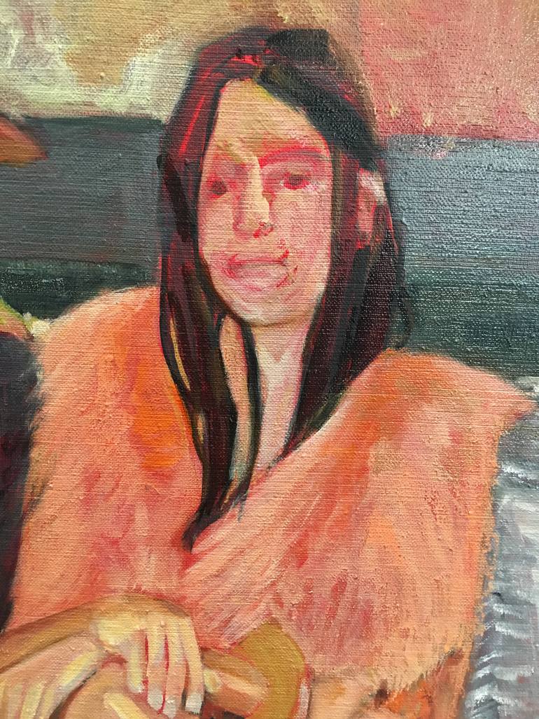 Original Figurative People Painting by Tessa Zerbib