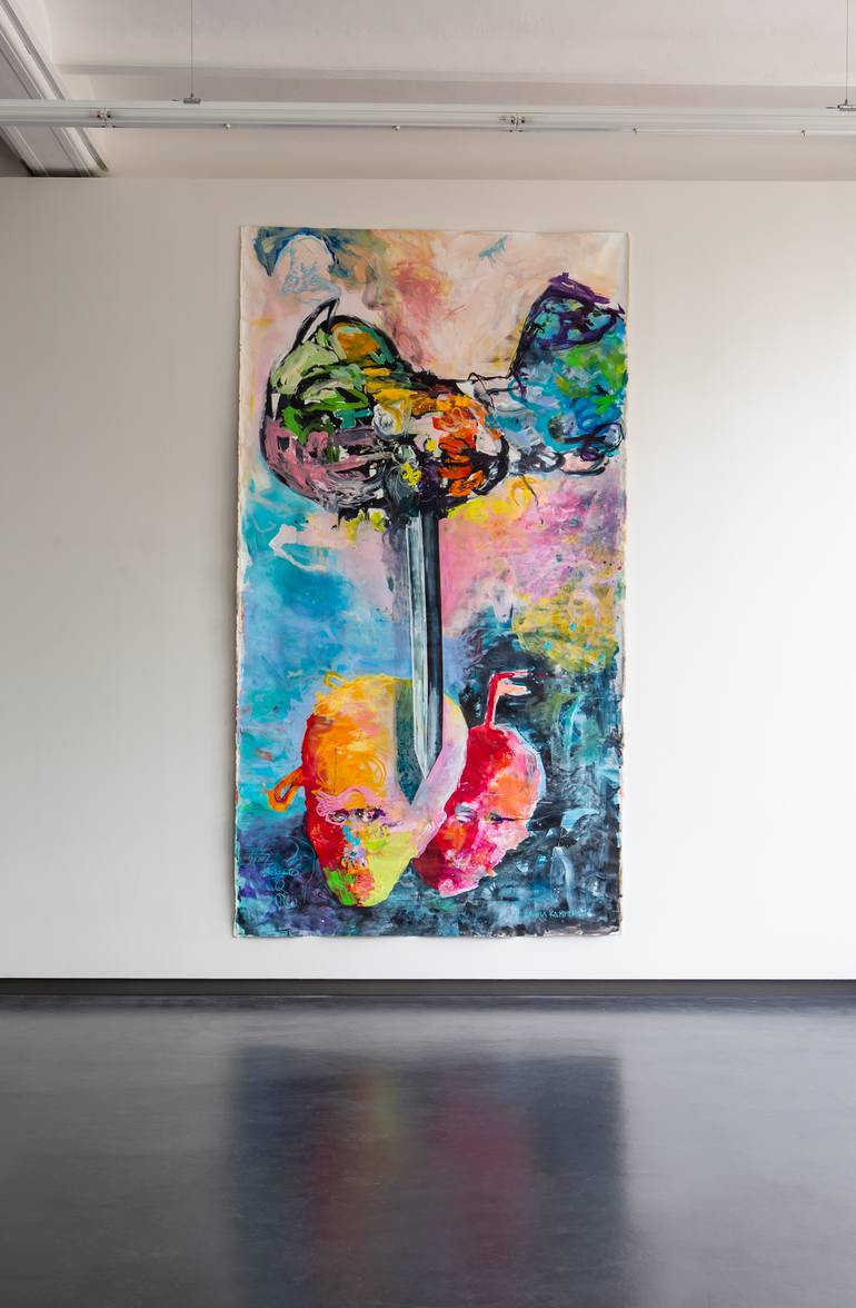 Original Abstract Expressionism Abstract Painting by Daniela Kammerer