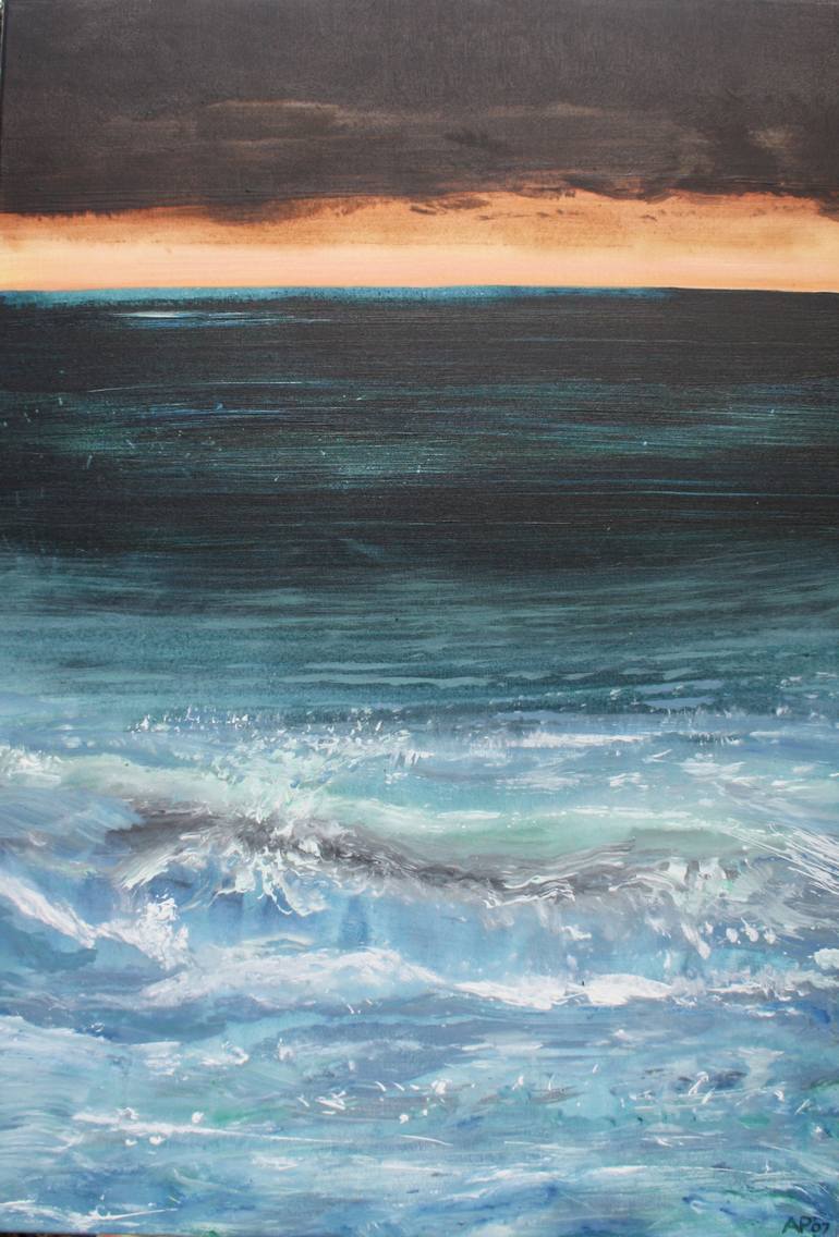 Original Seascape Painting by Andrew Palmer