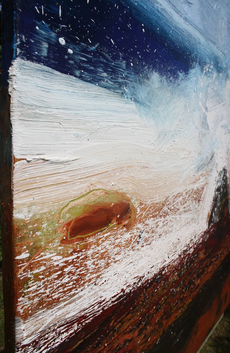 Original Expressionism Seascape Painting by Andrew Palmer