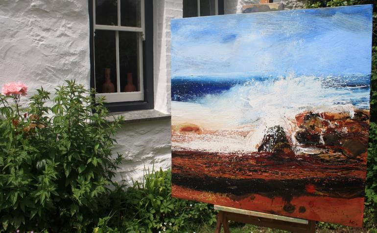 Original Expressionism Seascape Painting by Andrew Palmer