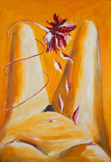 Original Expressionism Nude Paintings by Martín Fernández Alicia