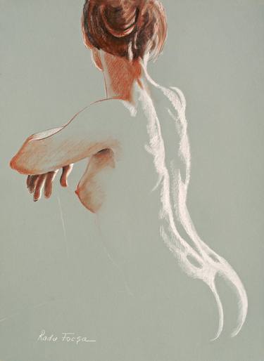 Original Fine Art Nude Drawings by Radu Focsa